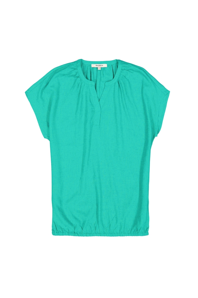 BLOUSE F50031 636 VIVID GREEN